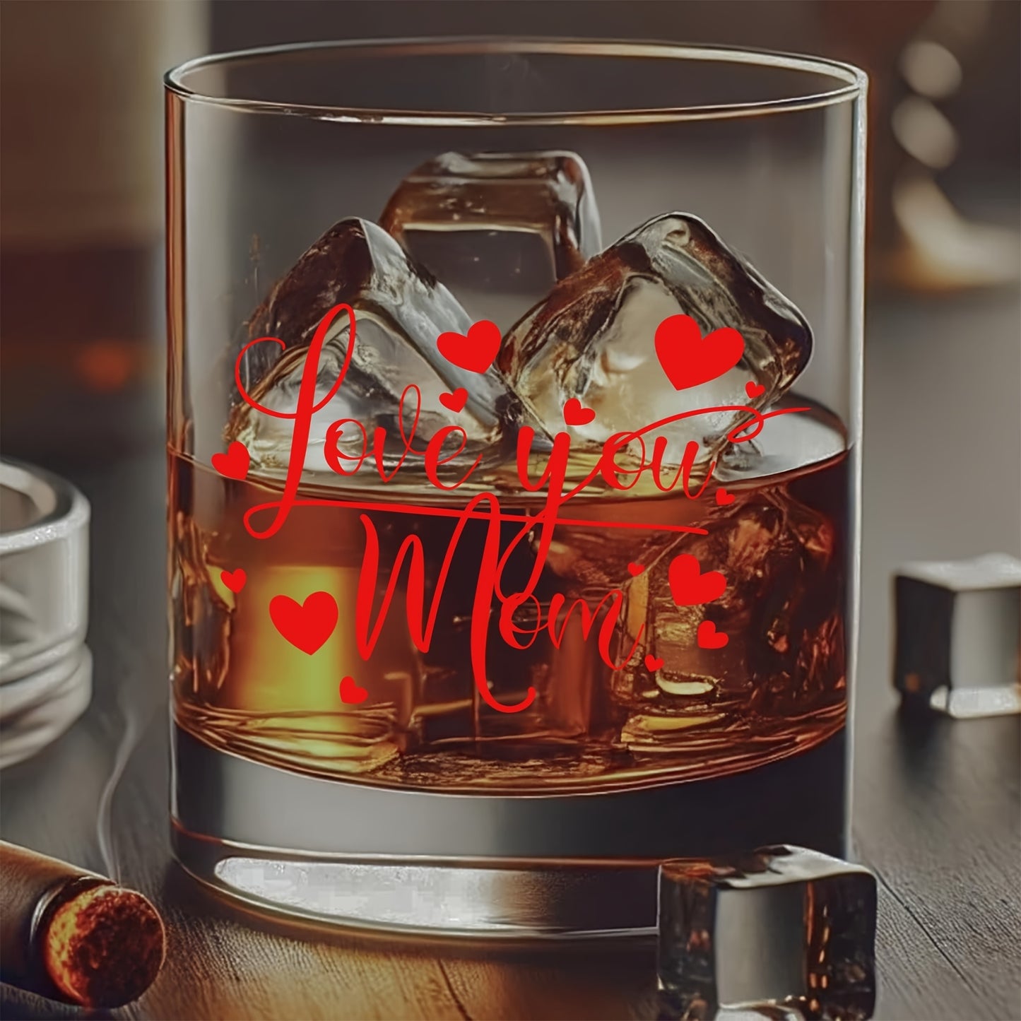 Presidents Day Mothers Day Whiskey Glass