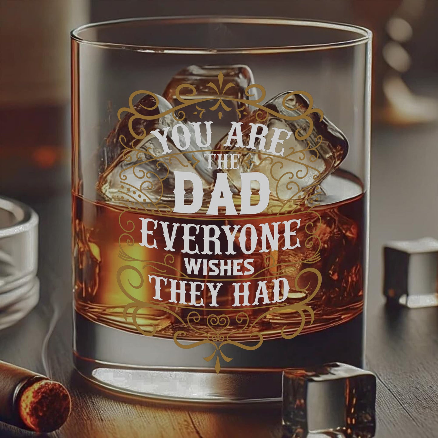 Presidents Day Mothers Day Whiskey Glass